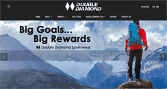 Desktop Screenshot of doublediamondsportswear.com